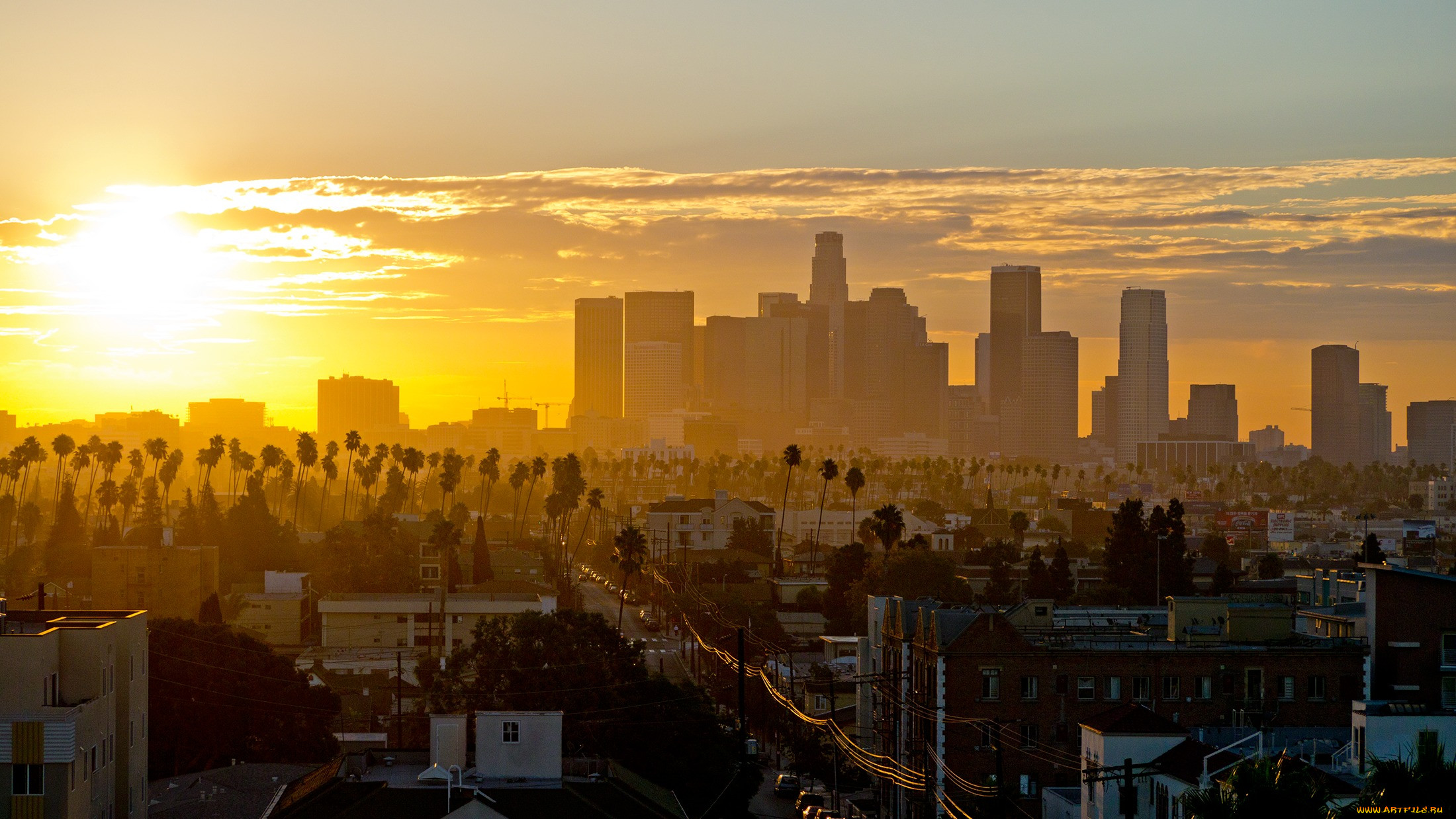 , - , , , , , , , , usa, , , , , sky, , sun, sunset, city, palms, california, los, angeles